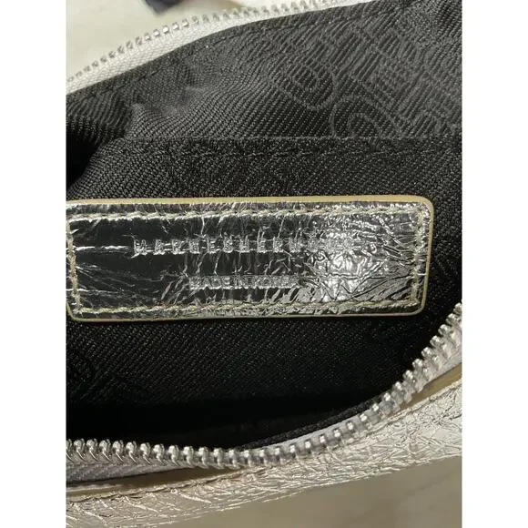 Marge Sherwood Silver Textured Shoulder Bag - Picture 4 of 4